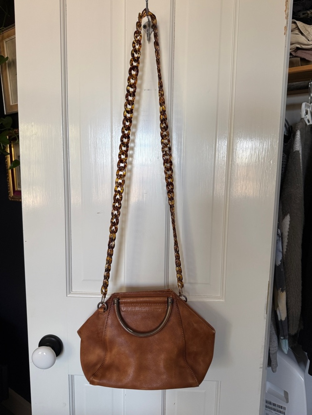 Vintage Brown Leather Purse